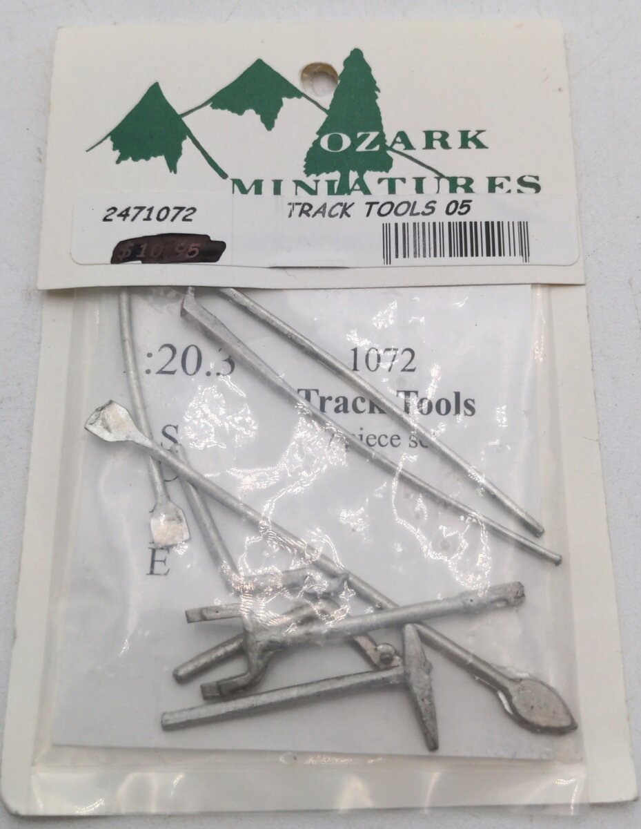 Ozark Miniatures 1072 G Scale Track Tools 7 pcs