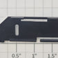 S-Helper 659-08-02 Black Plastic Left Slide Switch Plate