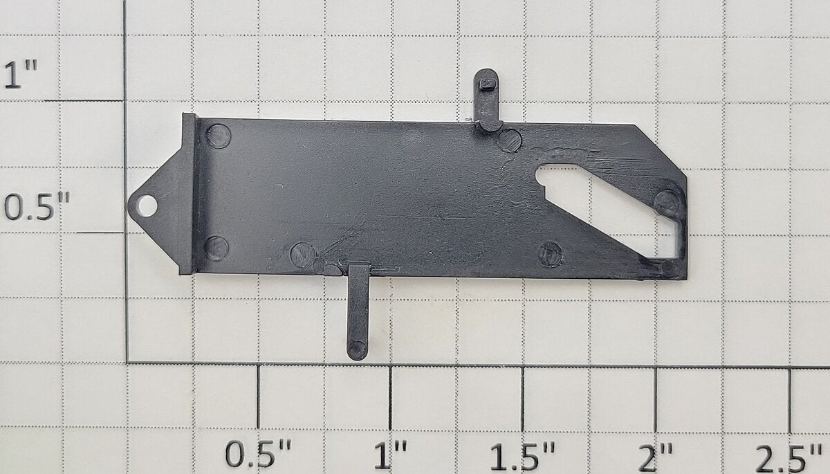 S-Helper 659-08-03 Black Plastic Left Switch Fix Plate