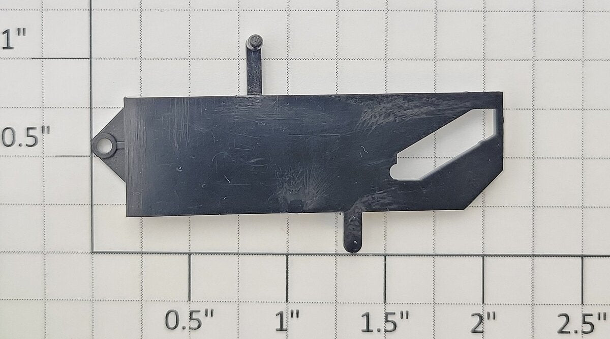 S-Helper 659-08-03 Black Plastic Left Switch Fix Plate