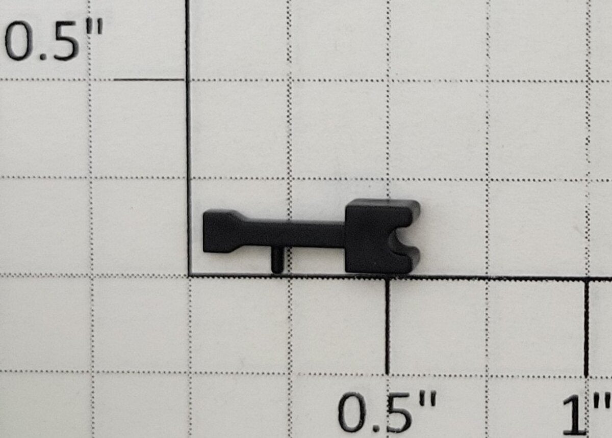 S-Helper 659-09-01 Black Plastic Throw Arm
