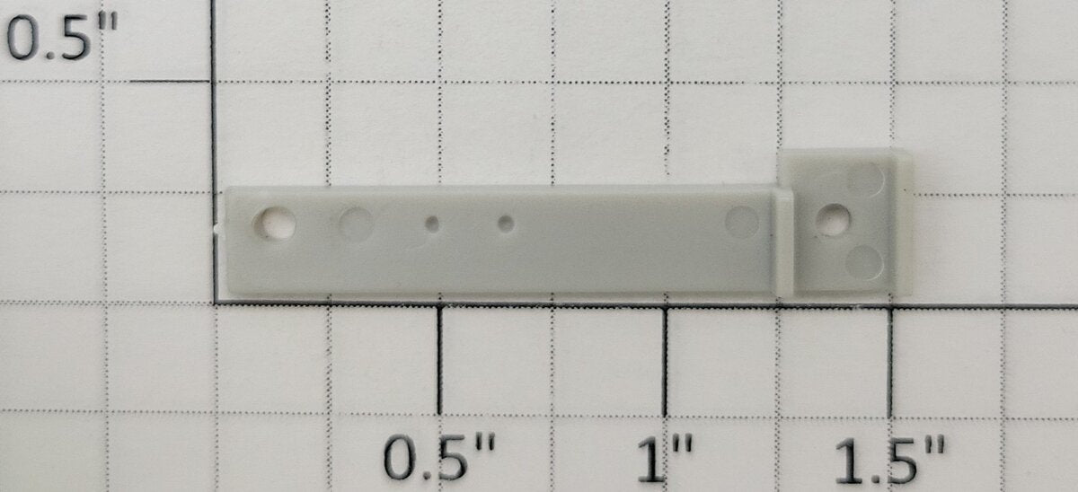 S-Helper 659-13-01 Unpainted Plastic Left Fixed Piece