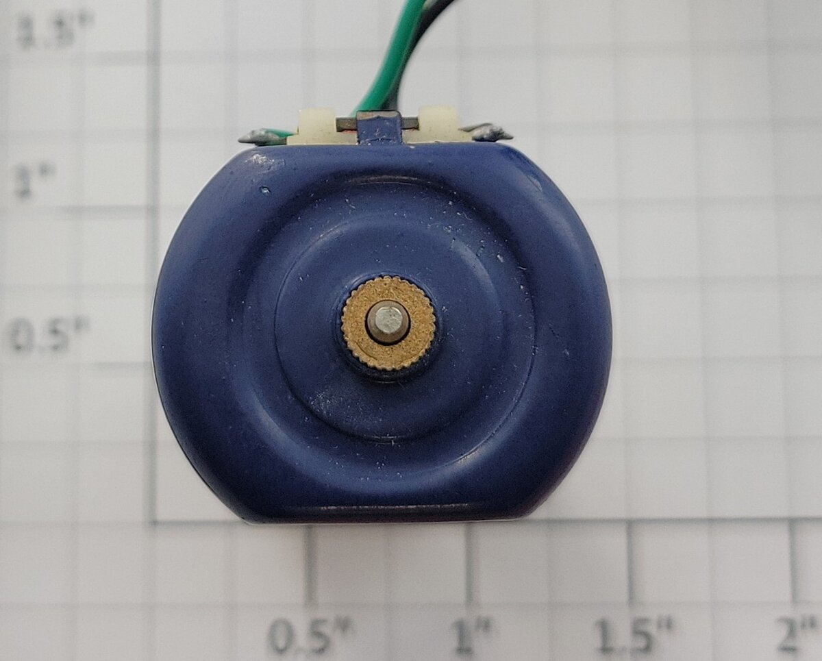 Mabuchi 35 TKK Flat Can Motor Wired With Pinion Gear 1.5 to 4.5 Volt DC