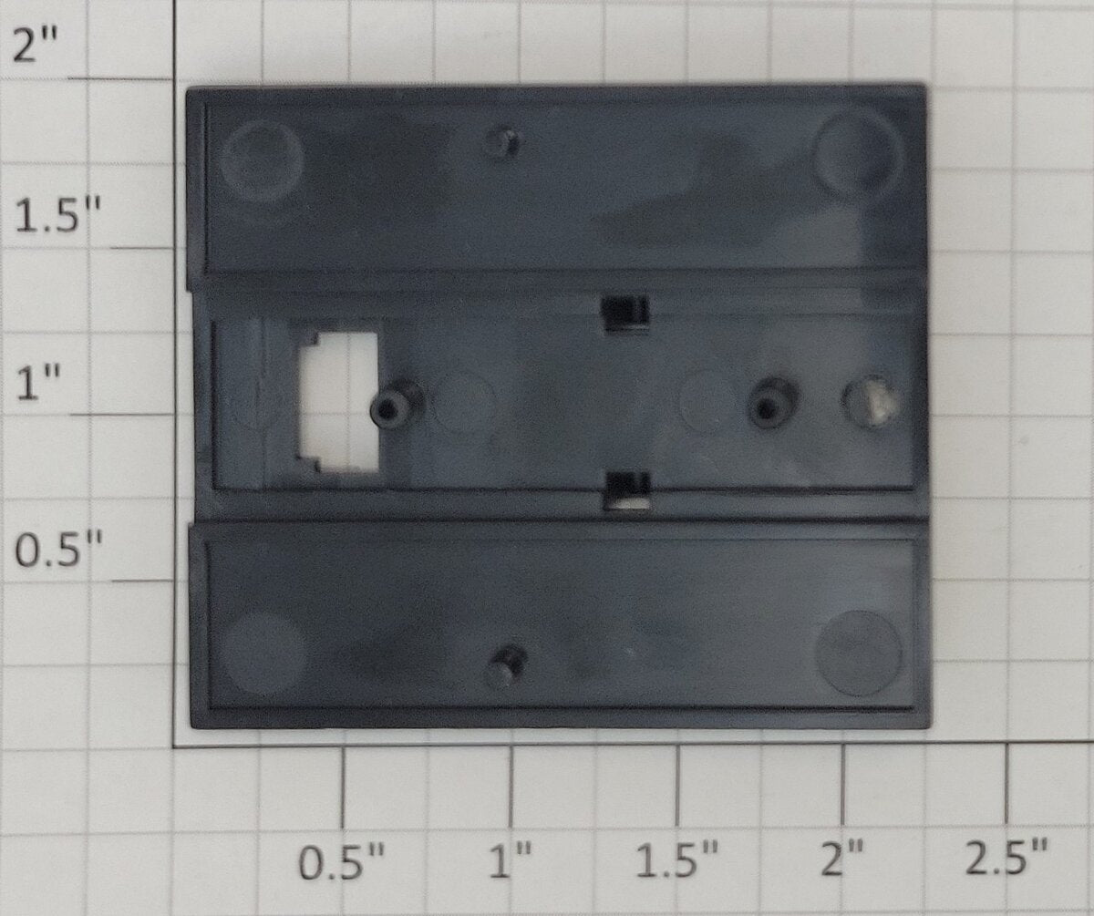 MTH HE-6100334-1 Premier Flat Car 48' Trailer Black Support Bracket w/o Shoe