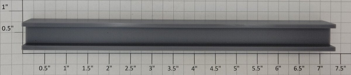 Lionel 32900-10 O Gauge Flat Car 7" L Gray I-Beam with White Lettering "Lionel"