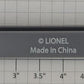 Lionel 32900-10 O Gauge Flat Car 7" L Gray I-Beam with White Lettering "Lionel"