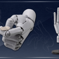 Kotobukiya AT035 Gray Men's Left Hand Model Plastic Model Kit