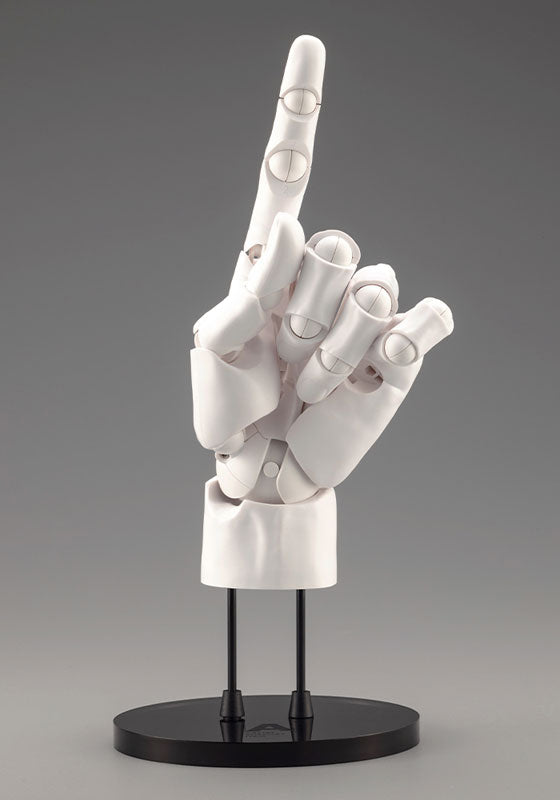 Kotobukiya AT036 White Men's Left Hand Model Plastic Model Kit