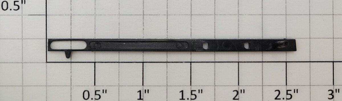 S-Helper 659-08-01 Black Plastic Left Switch Moving Rod
