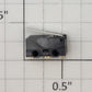 Omron D2F-LD Miniature SPDT 3 Amp Hinge Lever Soldered Cherry Terminal Switch