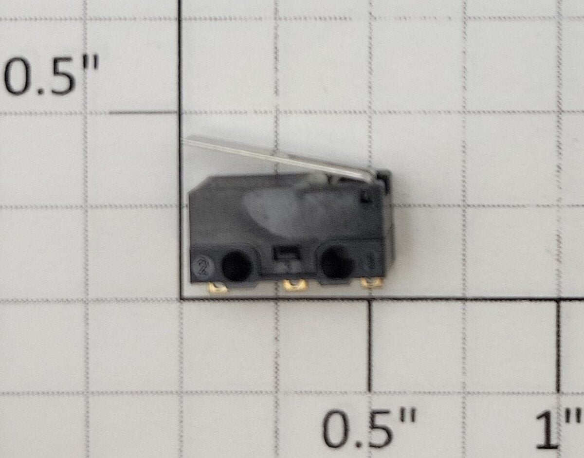 Omron D2F-LD Miniature SPDT 3 Amp Hinge Lever Soldered Cherry Terminal Switch