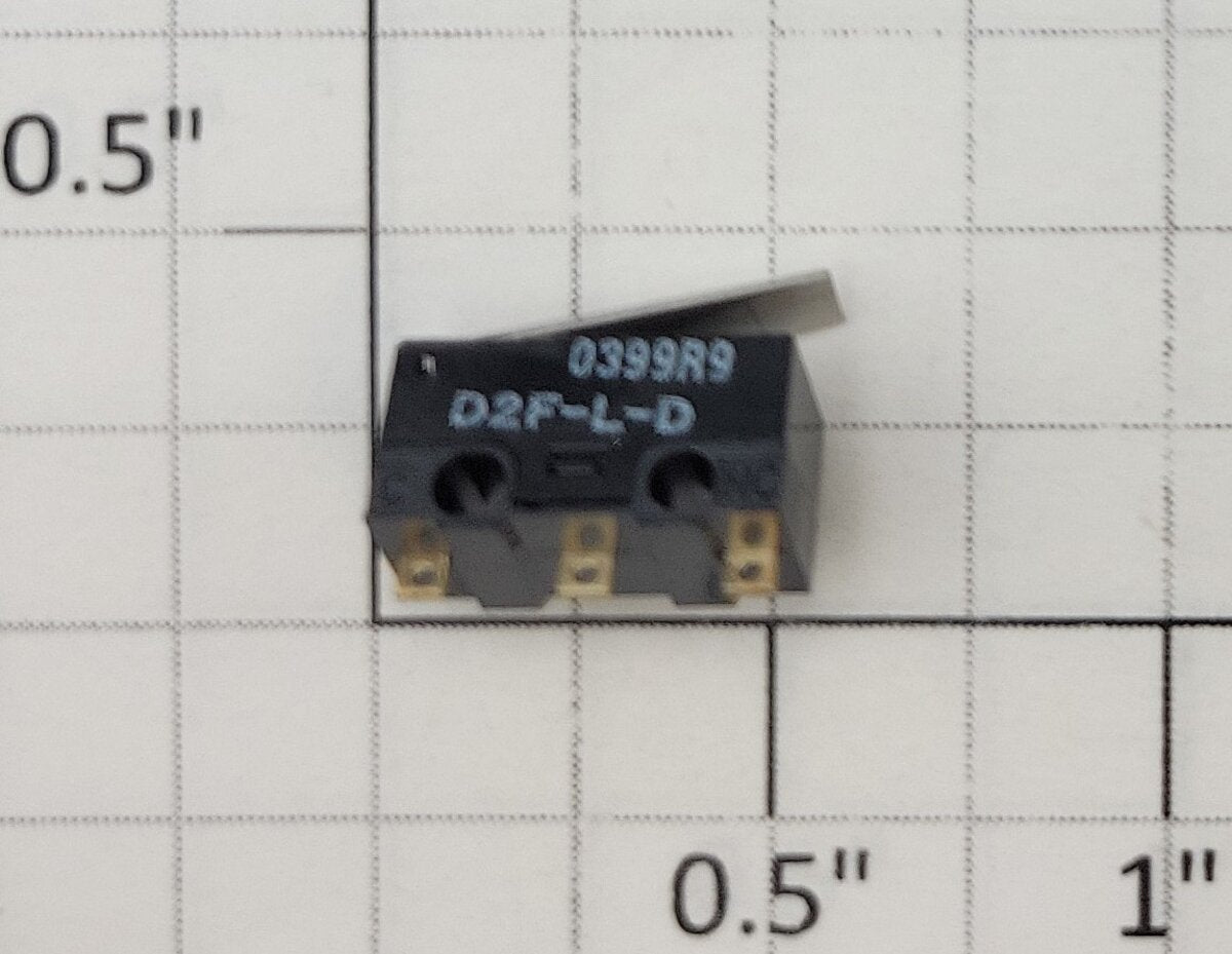 Omron D2F-LD Miniature SPDT 3 Amp Hinge Lever Soldered Cherry Terminal Switch
