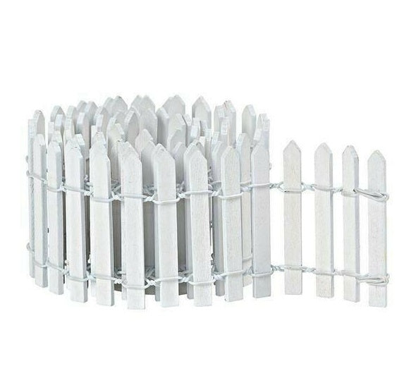 Dept 56 56.52657 Snow Village White Wood Fence 2" x 36"