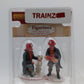 Lemax 62254 "A Hero's Reward" Firemen & Dog Polyresin Figurines Set of 2