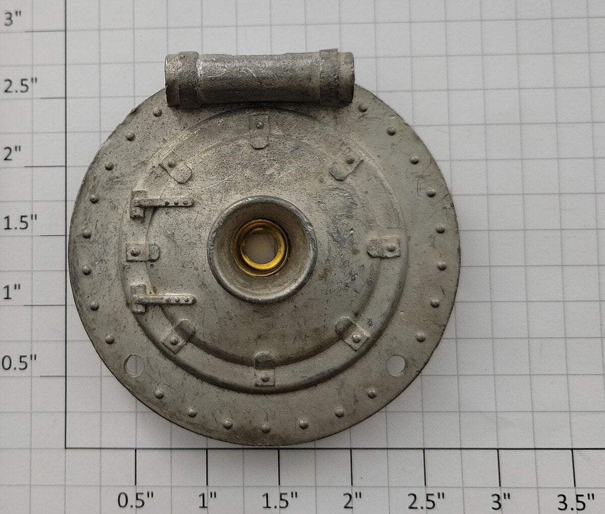 Lionel 384-11X Steam Locomotive Unpainted Boiler Front with Bulb Socket