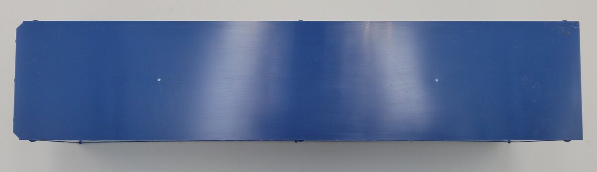 MTH 20-95102 O Gauge Premier Flat Car Blank Dark Blue 48' Trailer Top