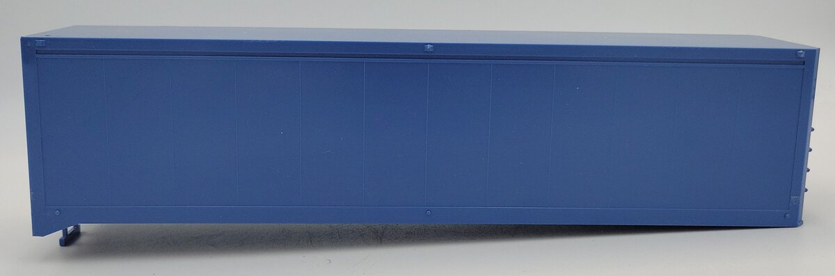 MTH 20-95102 O Gauge Premier Flat Car Blank Dark Blue 48' Trailer Top