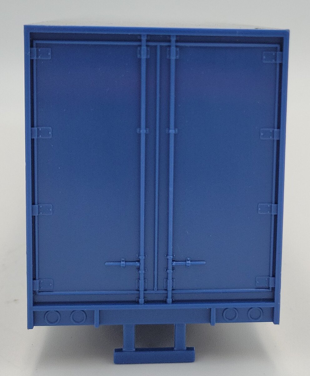 MTH 20-95102 O Gauge Premier Flat Car Blank Dark Blue 48' Trailer Top
