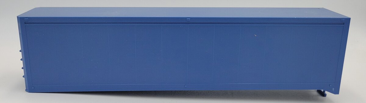 MTH 20-95102 O Gauge Premier Flat Car Blank Dark Blue 48' Trailer Top