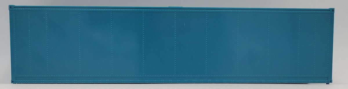 MTH 20-95100 O Gauge Premier 40' Blank Blue/Green Container with Black Floor