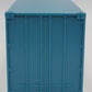 MTH 20-95100X O Gauge Premier 40' Blank Blue/Green Container w/ Black Floor