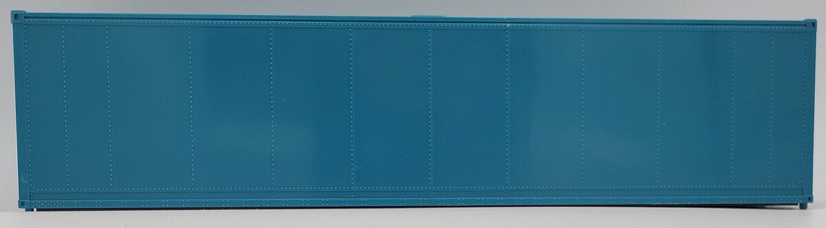 MTH 20-95100X O Gauge Premier 40' Blank Blue/Green Container w/ Black Floor