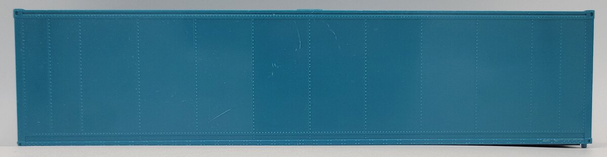 MTH 20-95100X O Gauge Premier 40' Blank Blue/Green Container w/ Black Floor
