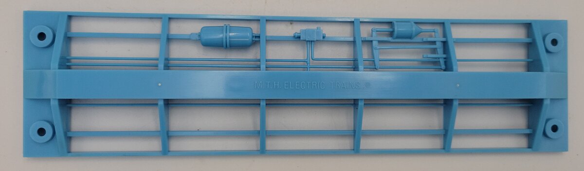 MTH 042403 O Gauge Light Blue Flat Car Vehicle Ramp Floor Underframe