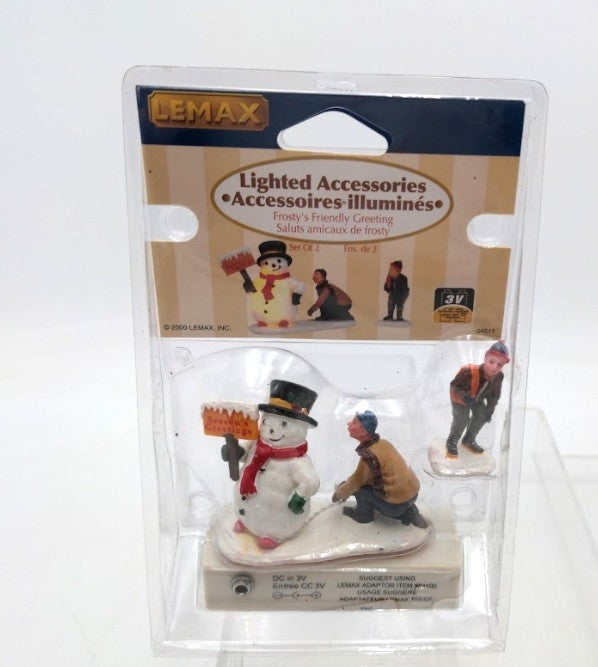 Lemax 04511 Village Collection Frosty 's Friendly Greeting Lighted Accessories
