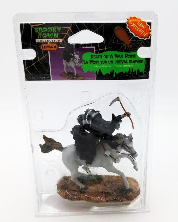 Lemax 72379 Spooky Town Death On A Pale Horse Polyresin Figure