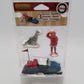 Lemax 32163 Village Collection Snowmobile Adventure Polyresin Figures (Set of 3)
