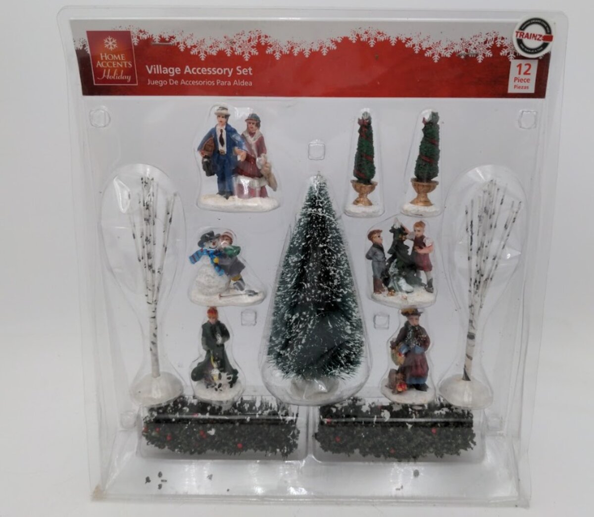 Home Accents 845 334 Village Accessory Set (Pack of 12)