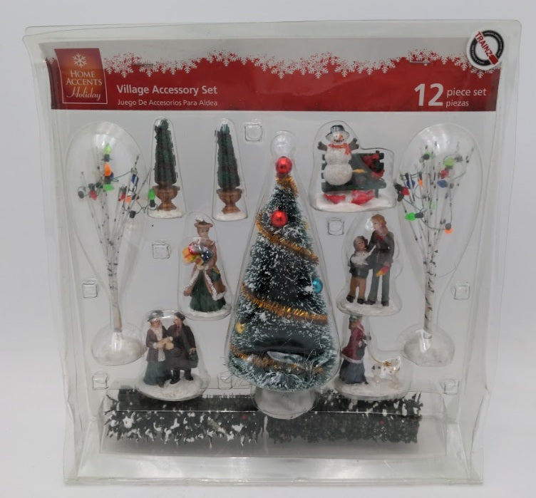 Home Accents 343 Village Accessory Set (Set of 12)