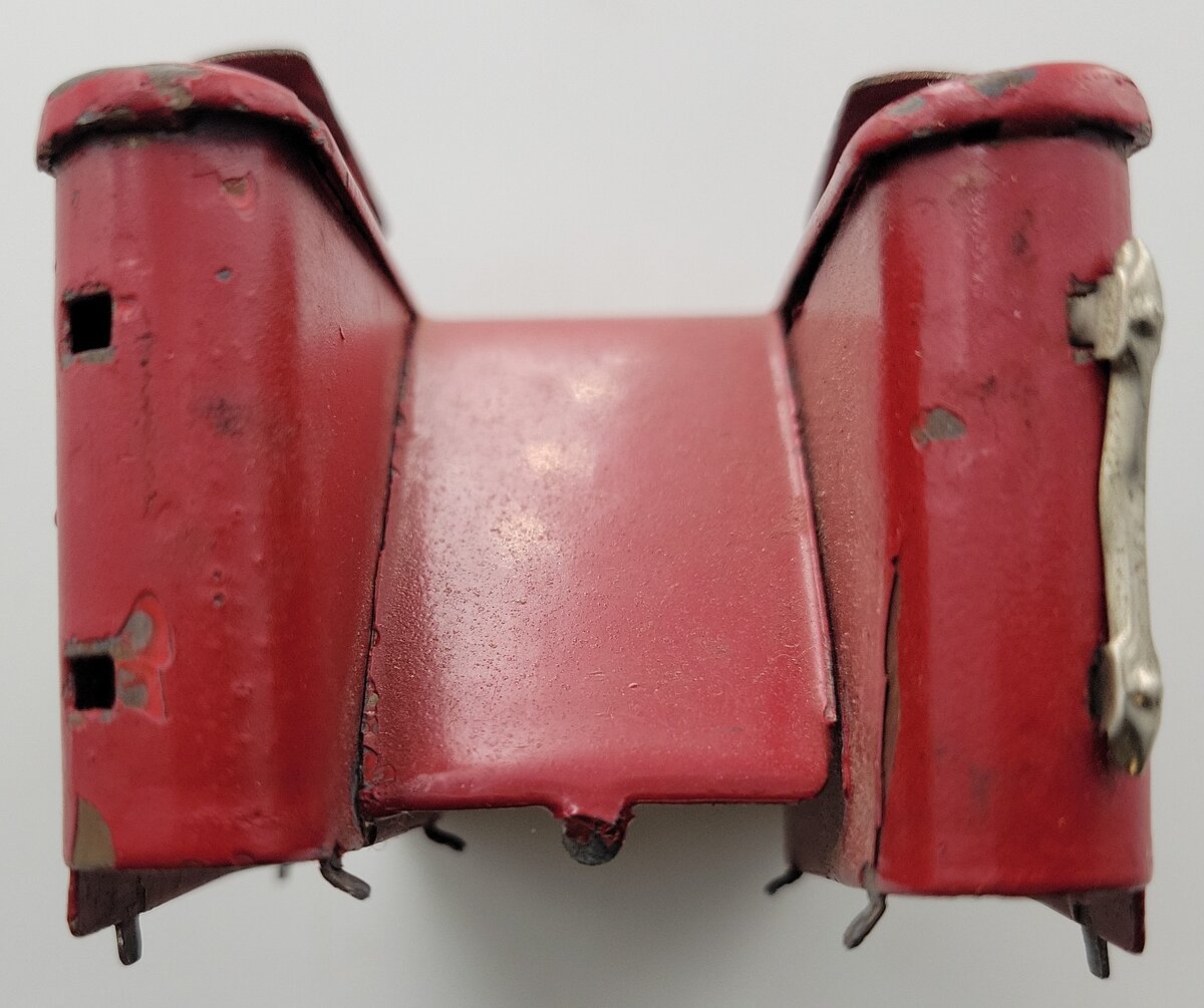 Lionel 264E-1 Prewar Tender Shell From 1935 Red Comet Engine Missing Trim