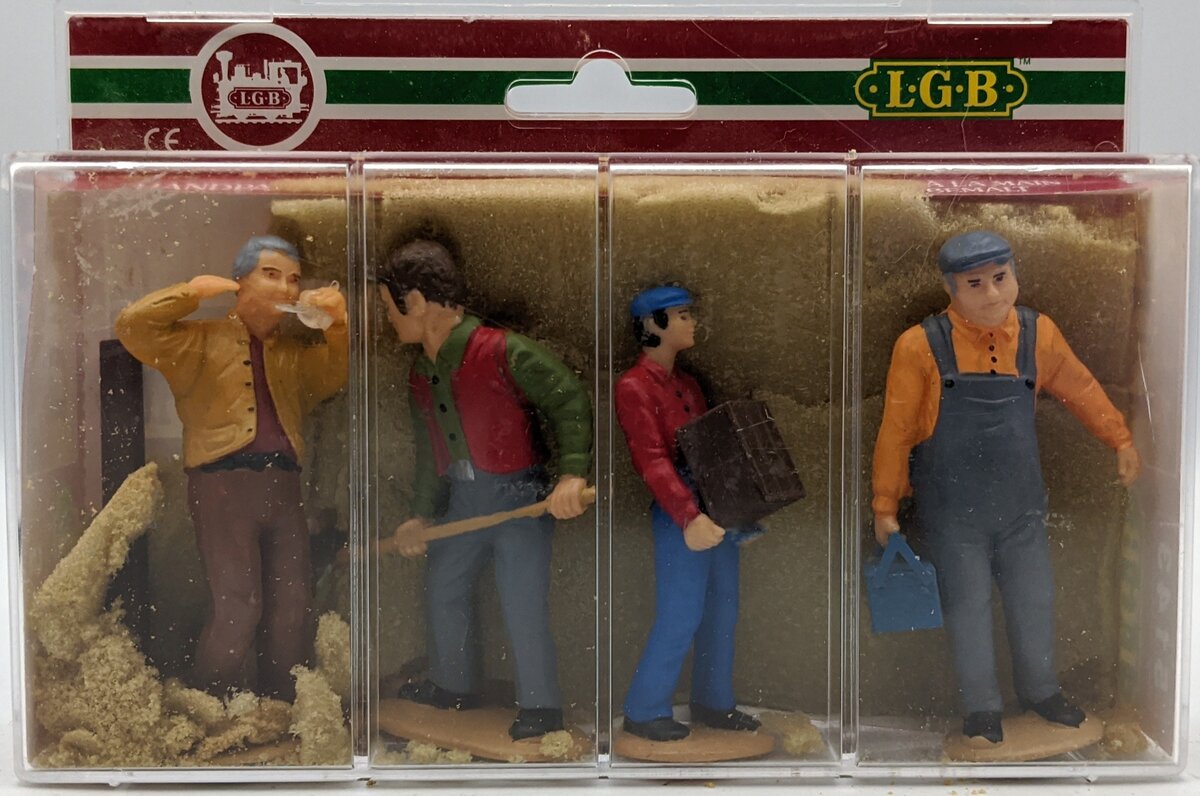 LGB 5143 G Standing Railroad Workers Figures (Set of 4)