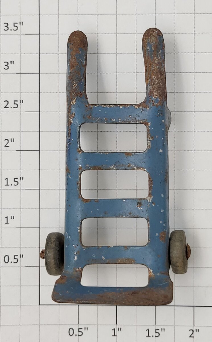 Acme 100-619-29 Blue Metal Prewar Hand Truck