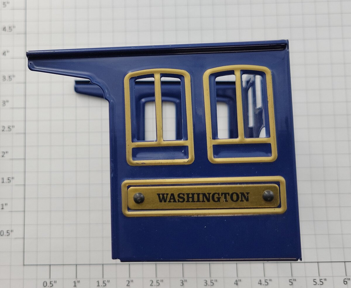 Marklin 54530-10 #1 Gauge Union Pacific RR "Washington" Steam Loco Cab