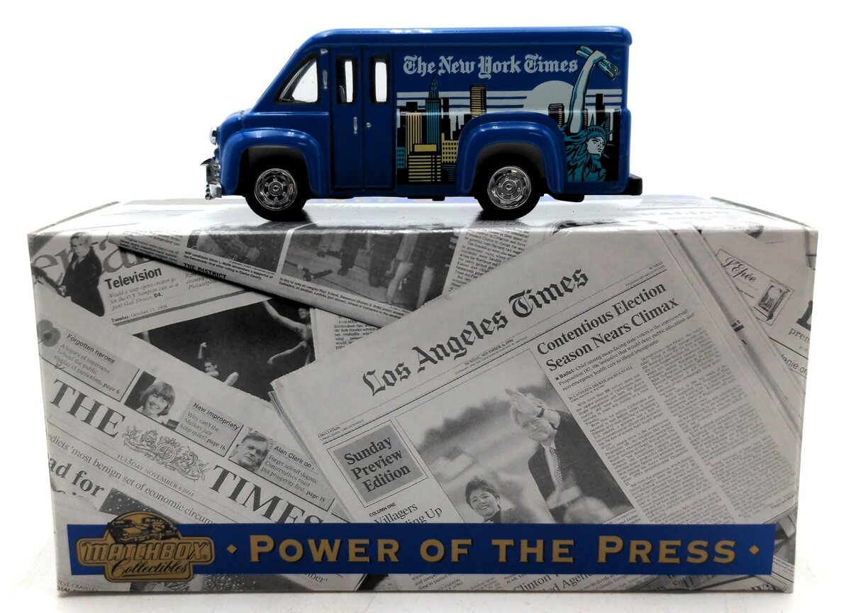 Matchbox YPP04 Power Of The Press Dodge Route Van "NY Times"