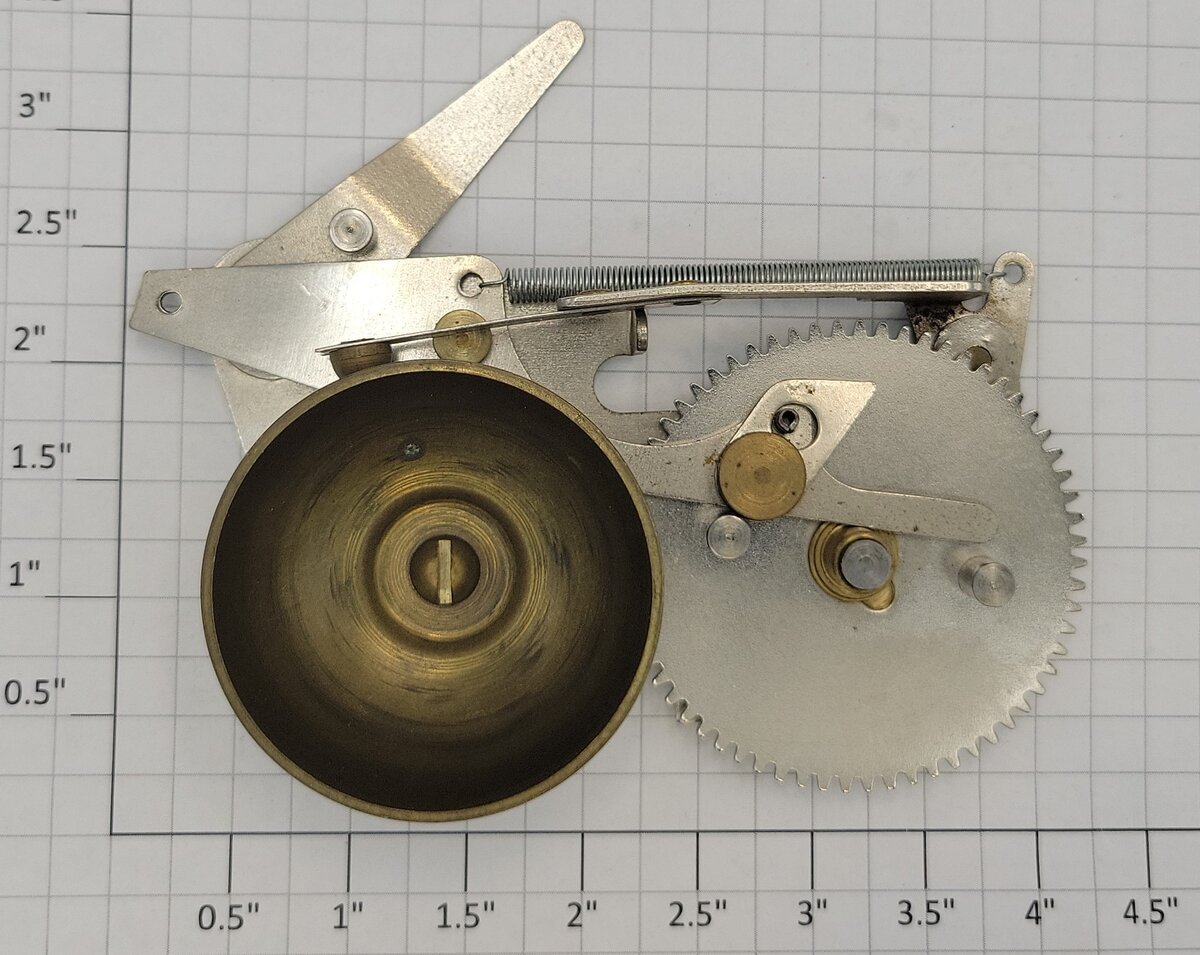 Acme 0428-001 Bell Ringer Mechanism w/ Striker & Bracket