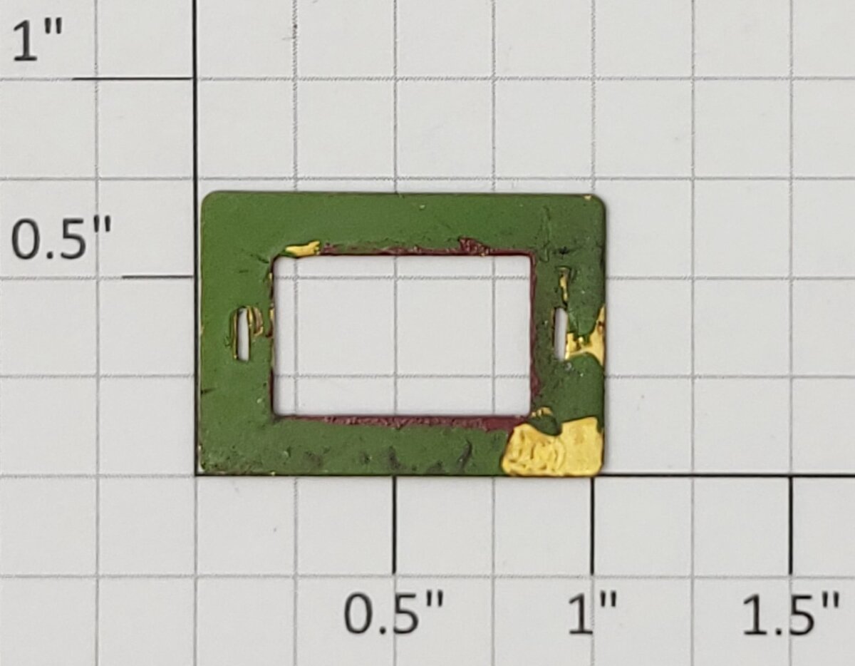 Lionel 217-4 Green Window Frame Insert fits #217 Caboose