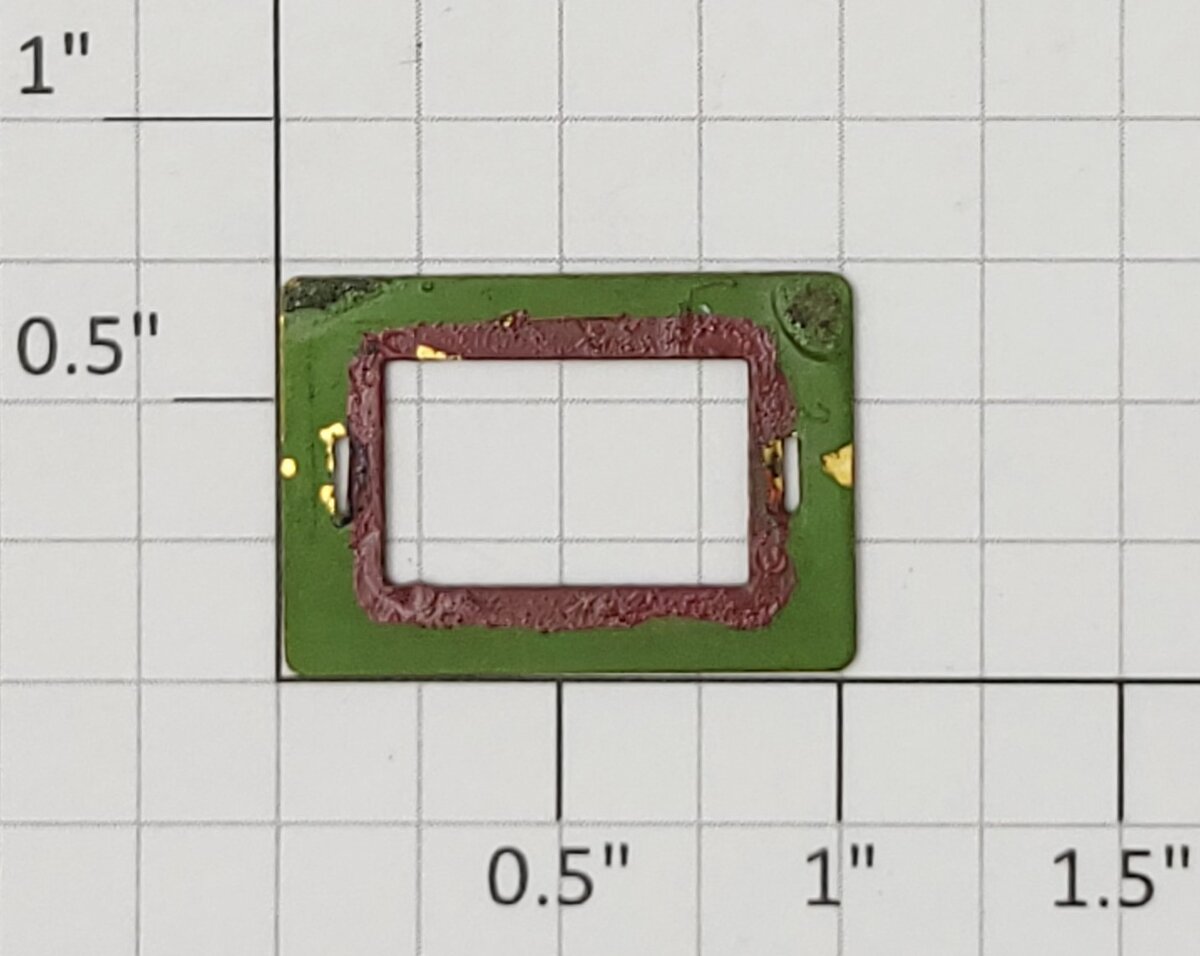 Lionel 217-4 Green Window Frame Insert fits #217 Caboose