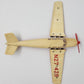 Lionel 6800-60 O Gauge White Over Red Bonanza Airplane Complete