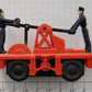 Lionel 6-18401 O Gauge Orange Operating Hand Car with Figures
