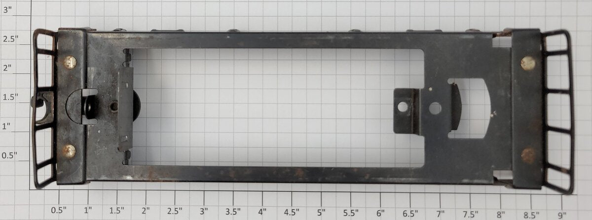Lionel 520-1 Black Searchlight Car Frame with End Rails, Steps, and Coupler