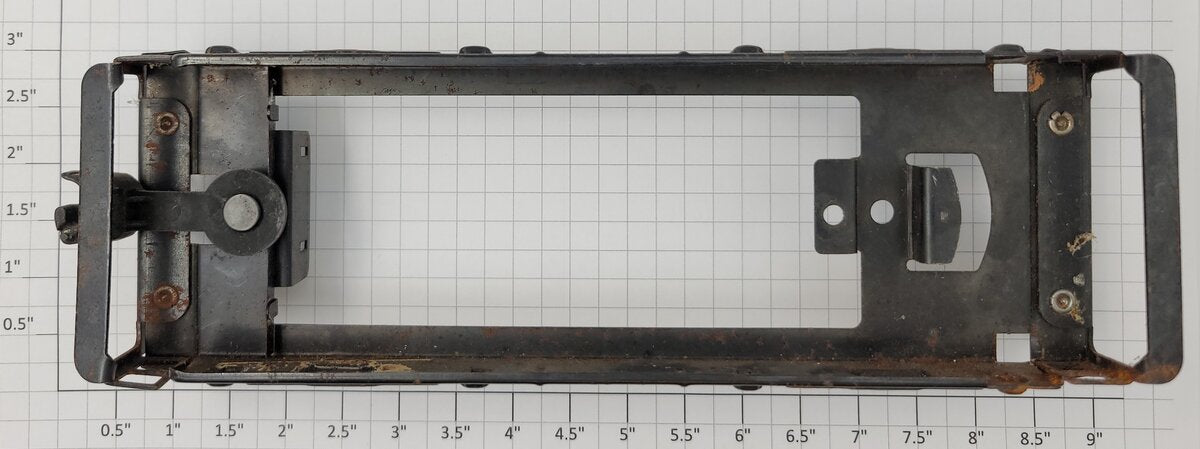 Lionel 520-1 Black Searchlight Car Frame with End Rails, Steps, and Coupler