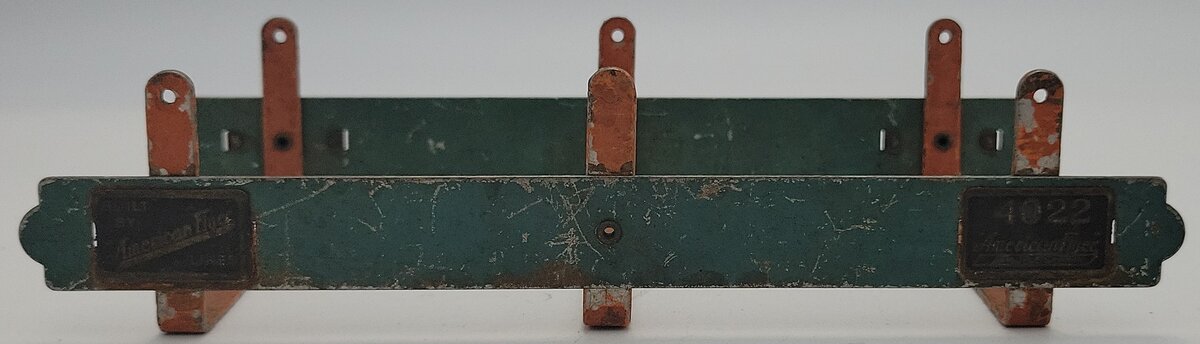 American Flyer 4022-7 Standard Gauge Machinery Flatcar Top Frame w/ Nameplates