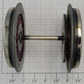 Lionel SM-72-75 Red Spoke 2-3/8" Electric Super Motor Plain & Geared Wheel Set