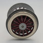 Lionel SM-72-75 Red Spoke 2-3/8" Electric Super Motor Plain & Geared Wheel Set
