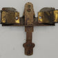 American Flyer 4021-10 Wide Gauge Gray Receiver Bracket w/ Brass Steps & Coupler
