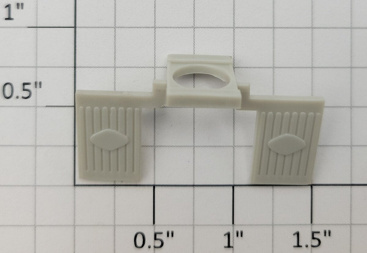 S-Helper 654-03-02 Trailer Unpainted Plastic Mud Flap